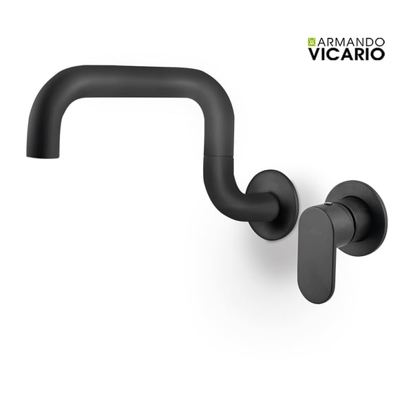 Μπαταρία νεροχύτη Laundry Black Matt